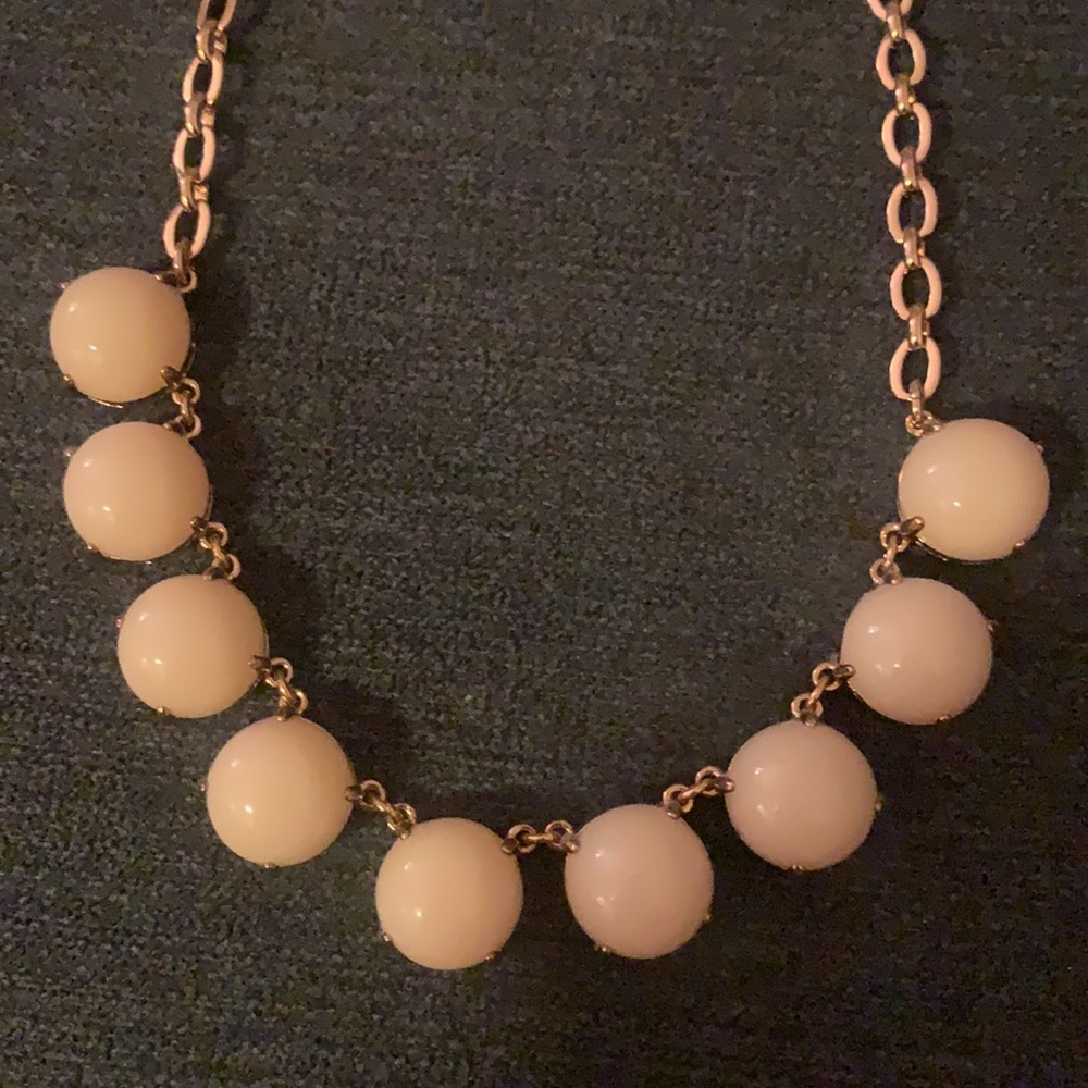 Jcrew Pink Bubble Statement Necklace - Adjustable - image 3